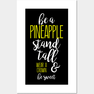 Pineapple Quote Funny Posters and Art